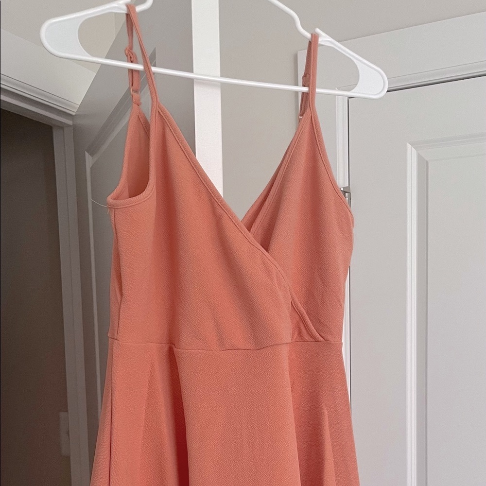 SheIn Women's V Neck Adjustable Spaghetti Straps Sleeveless Dress